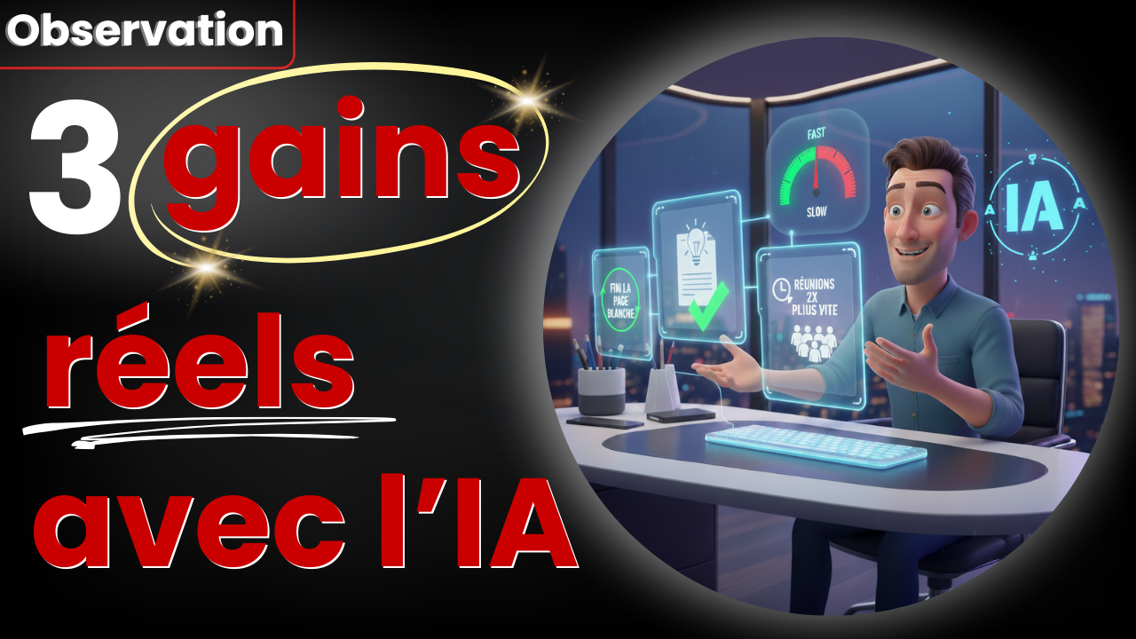 3 gains visibles avec l’IA au quotidien