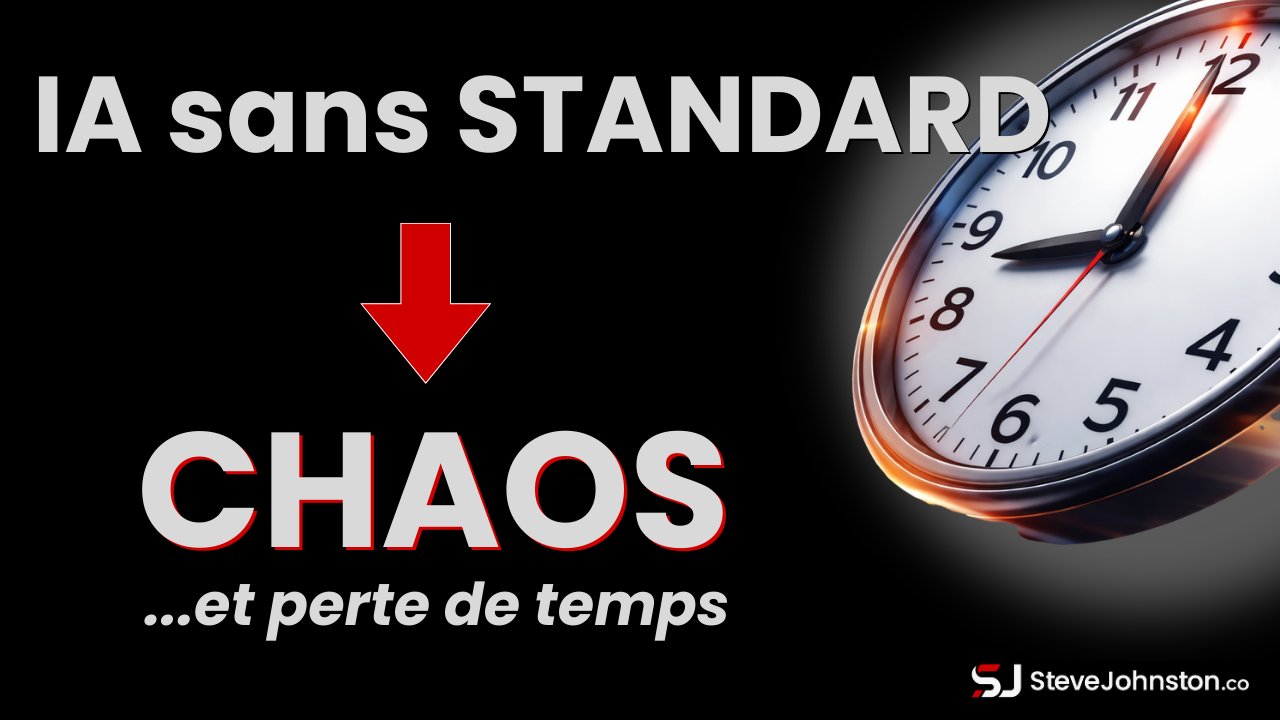 3 pertes de temps avec l’IA sans standard