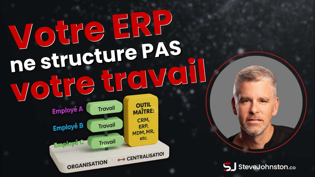 ERP : centraliser les données vs organiser le travail